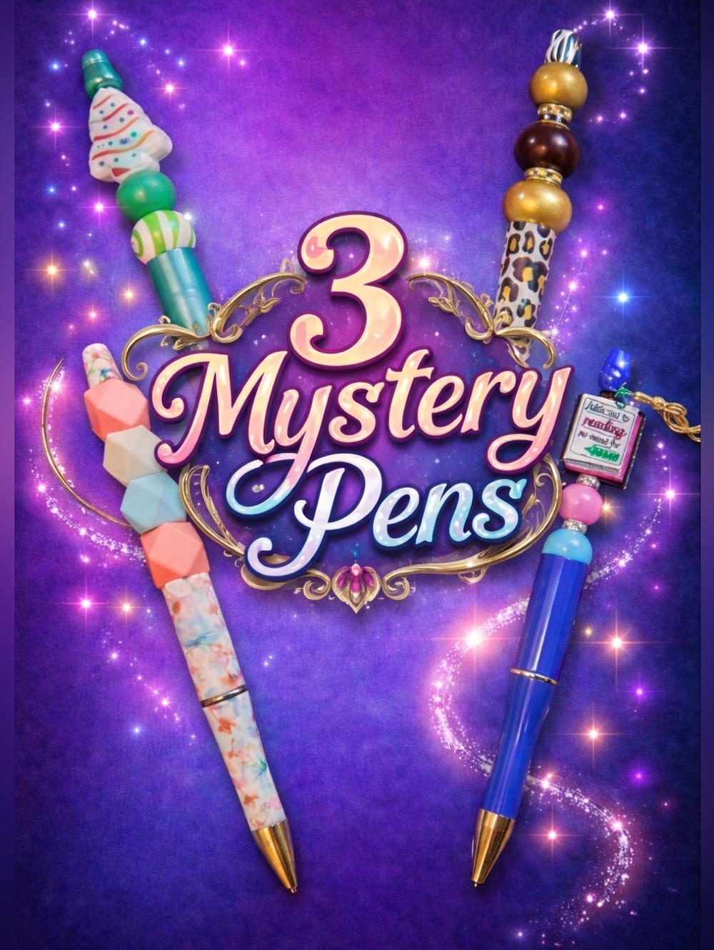 🩰 3 Mystery Pens